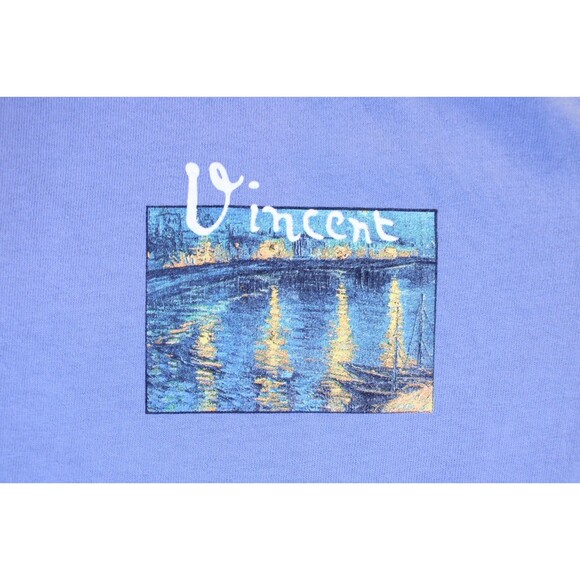 Vincent Van Gogh Starry Night Over The Rhone Art T-Shirt (Sm) - NEW w/out Tags! - Picture 4 of 7